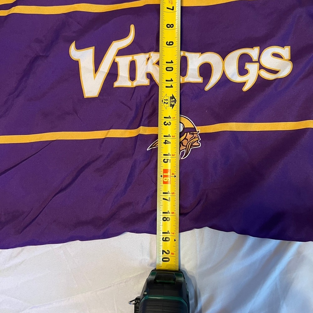 Cathay Sports Pillow Sham Unisex OS Purple Very Good Minnesota Vikings NFL Logo - Picture 7 of 7